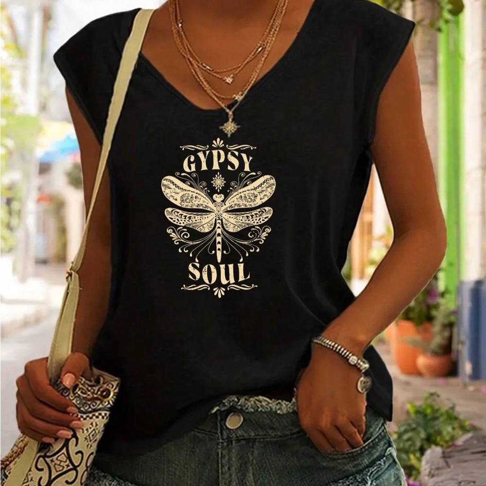 Black Gypsy Soul Women's Top